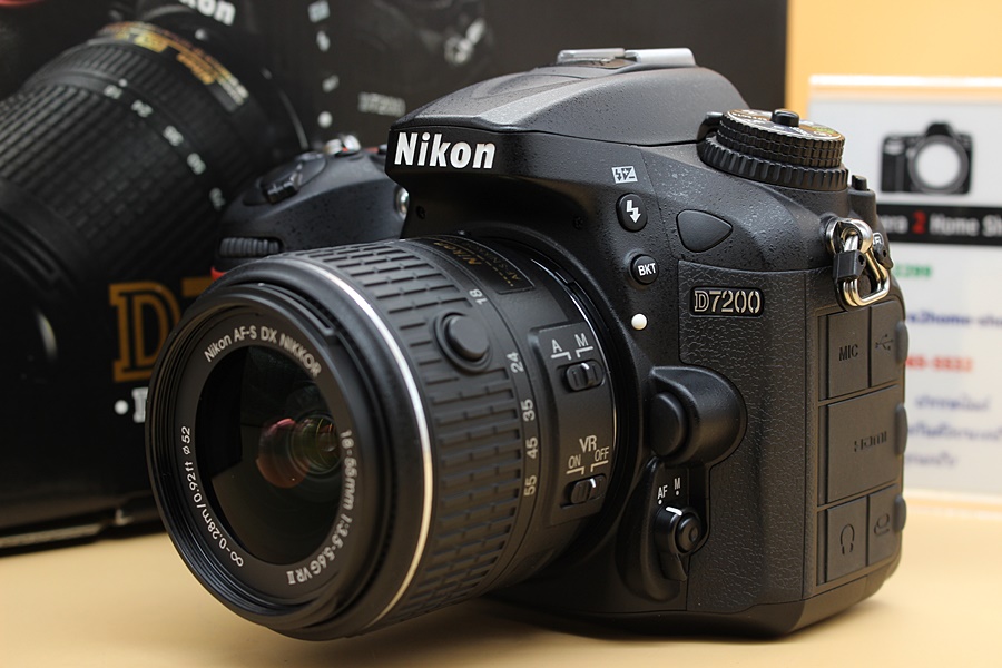ขาย Nikon D7200 + Lens 18-55mmVR II สภาพสวยใหม่ อดีตประกันร้าน ชัตเตอร์ 6,883รูป เมนูอังกฤษ จอติดฟิล์มแล้ว อุปกรณ์ครบกล่อง  อุปกรณ์และรายละเอียดของสินค้า 1